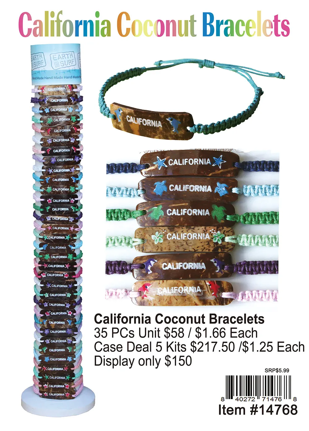 California Coconut Bracelets